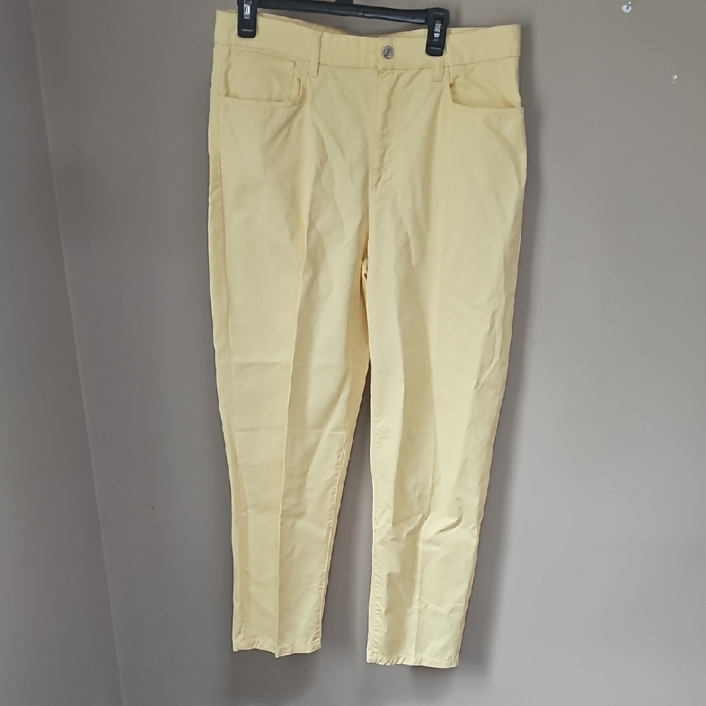 Mango MNG Women's Yellow Chinos
